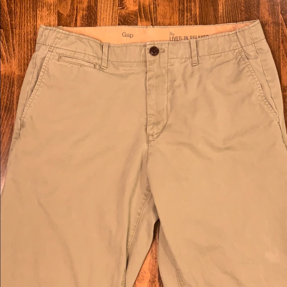 GAP Lived-In Relaxed Chino Khakis 34W x 34L